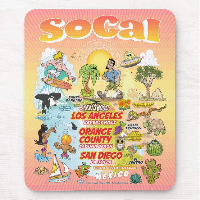 Ultimate SoCal Mouse Mat (Front)