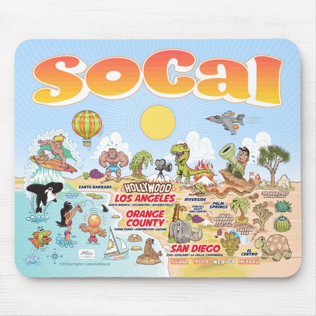 Ultimate SoCal Mouse Pad (Front)