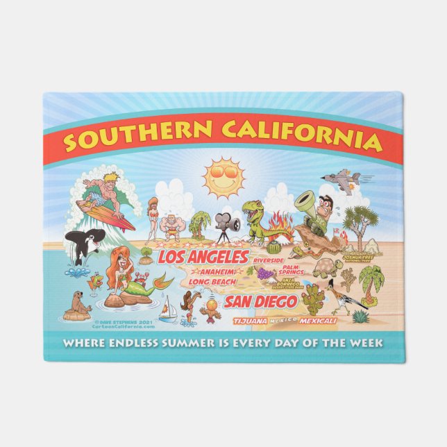 Ultimate Sunny California Standard Door Mat (Front)