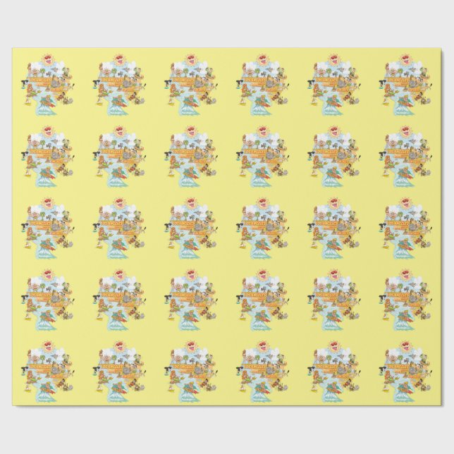 Ultimate Sunny California Wrapping Paper (Seam)