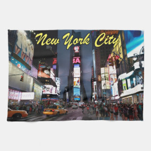 Ultimate Times Square New York City USA Tea Towel