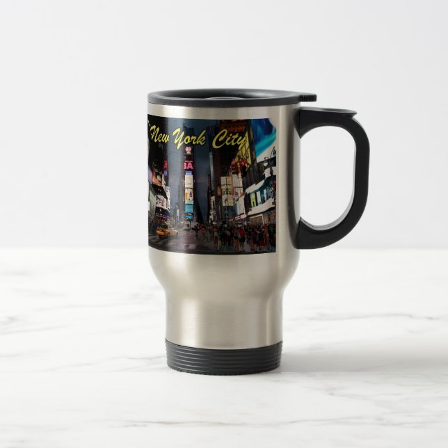 Ultimate Times Square New York City USA Travel Mug (Right)