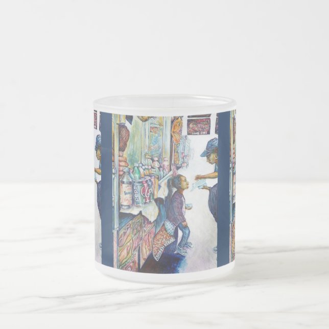 Ultimately Produces Hope Frosted Glass Coffee Mug (Center)