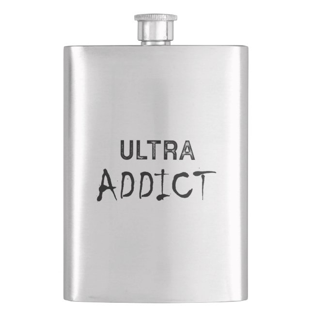 Ultra Addict Hip Flask (Front)