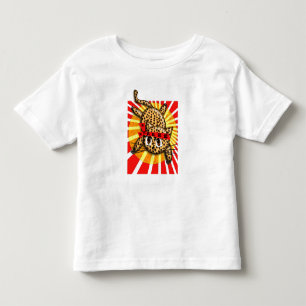 Ultra Cute Anime Leopard Kitty Toddler T-Shirt