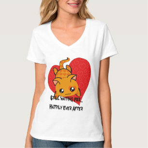 Ultra Cute Kawaii Anti Valentine Kitty T-Shirt