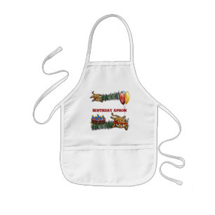 Ultra Cute Leopard Safari Birthday Invitations Kids Apron
