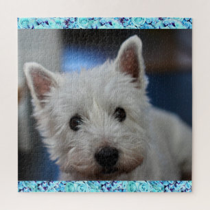 Ultra Cute Pestie Westie White Terrier Jigsaw Puzzle