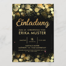 Ultra Elegant Party Invitations 60th Birthday