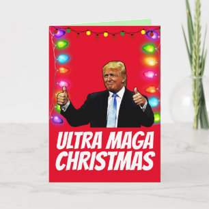 ULTRA MAGA DONALD TRUMP Christmas cards