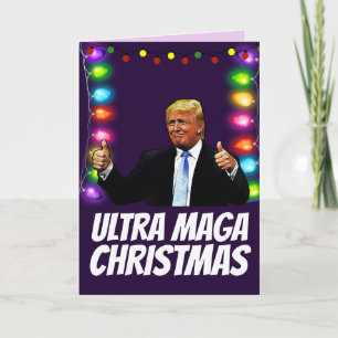 ULTRA MAGA DONALD TRUMP Christmas cards