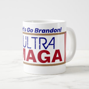 Ultra Maga Let's Go Brandon Large Coffee Mug