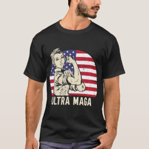 Ultra Maga Messy Bun  T-Shirt