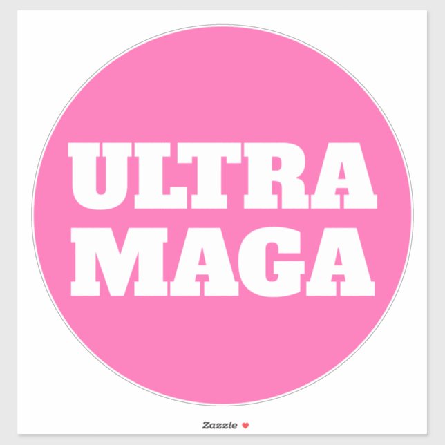 Ultra MAGA Pink Women for Trump  (Sheet)