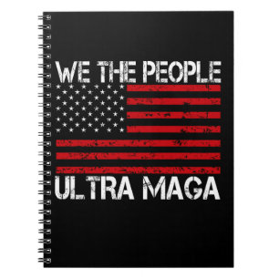 Ultra Maga Pro Trump 2024 Funny Republican  Notebook