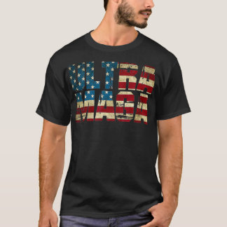 Ultra Maga Proud Ultra Vintage US American Flag 4t T-Shirt