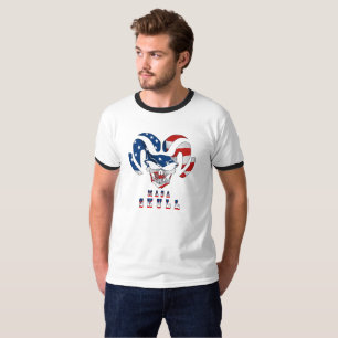 Ultra Maga Skull Men's Ringer T-Shirt