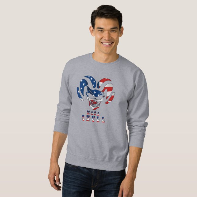 Ultra Maga Skull | Men's Sweatshirt (Front Full)