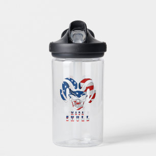 Ultra Maga Skull Water Bottle