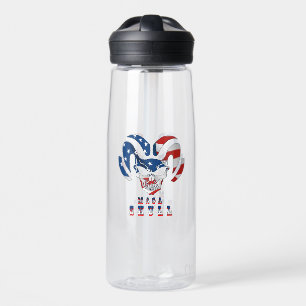 Ultra Maga Skull Water Bottle