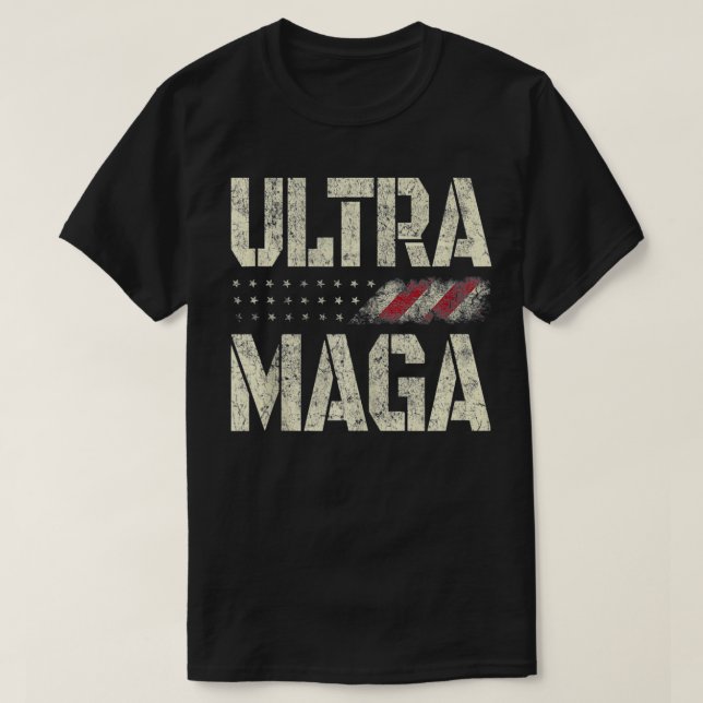 Ultra Maga Tee USA Proud UltraMaga Top American Ul (Design Front)
