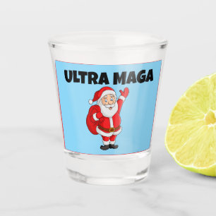 ULTRA MAGA TRUMP CHRISTMAS SHOT GLASS