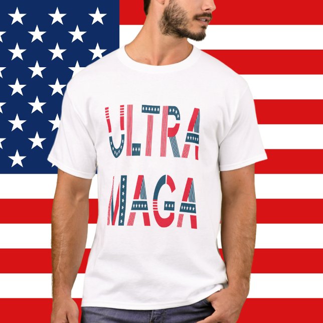 Ultra MAGA Trump Patriotic Republican Conservative T-Shirt (Creator Uploaded)