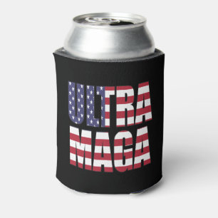 Ultra MAGA Trump Supporter 💡  Great Again USA  Can Cooler