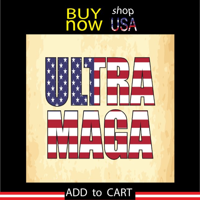 Ultra MAGA Trump Supporter 💡  Great Again USA  Paper Plate (vote trump republican)