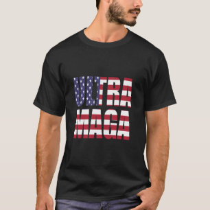 Ultra MAGA Trump Supporter ⛳   Great Again USA  T-Shirt