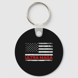 Ultra Maga United State flag Key Ring