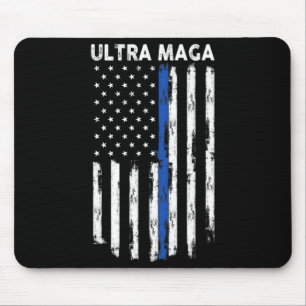 Ultra Maga US Flag Proud Ultra Maga Mouse Mat