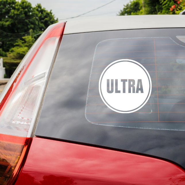 Ultra Marathon,Long Distance Runner, Racing, Window Cling (Creator Uploaded)