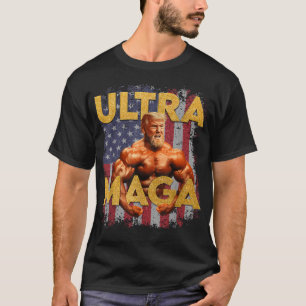 Ultra Mega Proud Ultra Maga Trump 2024 T-Shirt