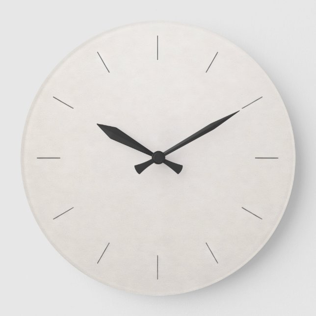 Ultra-Minimal Linear Dial Large Clock (Front)