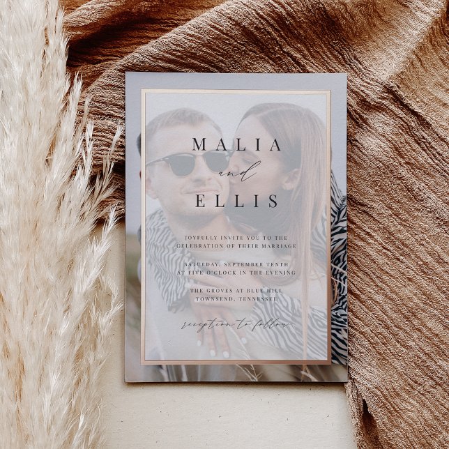 Ultra Minimal | Photo Overlay Wedding (Creator Uploaded)