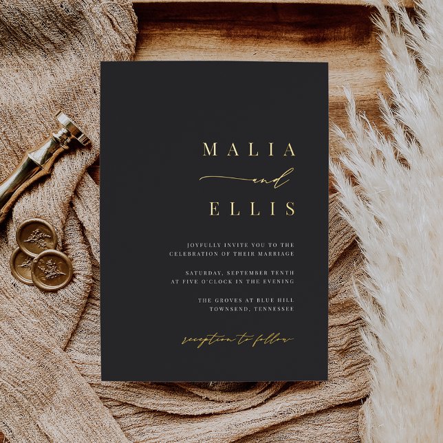 Ultra Minimal Right | Calligraphy Accent Wedding (Creator Uploaded)