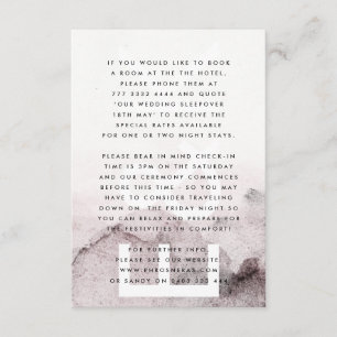 Ultra Modern Gender Neutral Wedding Enclosure Card