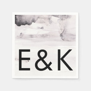 Ultra Modern Gender Neutral Wedding Napkin