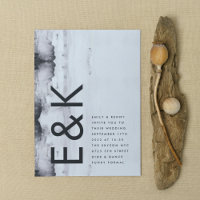 Ultra Modern Ink Art Wedding