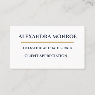 Ultra-Modern Real Estate Client Appreciation  Loyalty Card