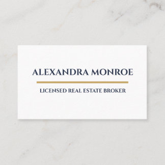 Ultra-Modern Real Estate Horizontal Business Card