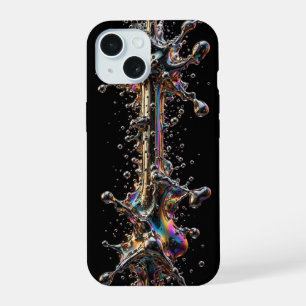 Ultra Narrow Liquid Chrome Explosion iPhone 15 Case