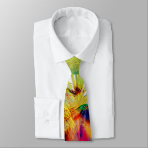 “Ultra Rainbow Palm” Tie