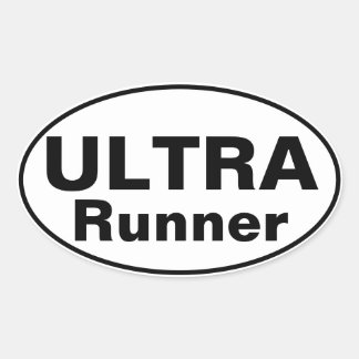 Ultra Runner Oval Sticker