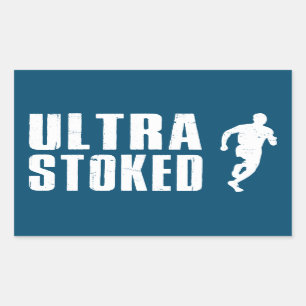 Ultra Stoked Rectangular Sticker