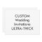 ULTRA-THICK 360lb 7” x 5" Wedding Invitations