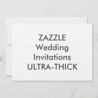 ULTRA-THICK 7” x 5" Wedding Invitations