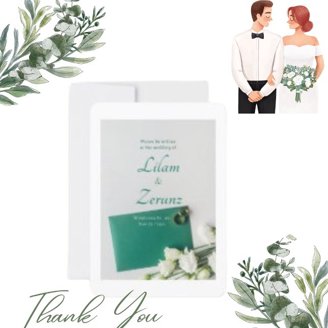 Ultra Thick Paper Silver Wedding Invitation (Creator Uploaded)