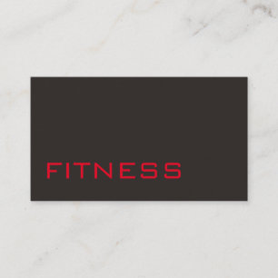 Ultra-Thick Trend Grey Fitness Sport Business Card